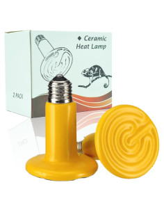Lámpara de Calor Cerámica JZNCHP 100W para Reptiles y Pollos