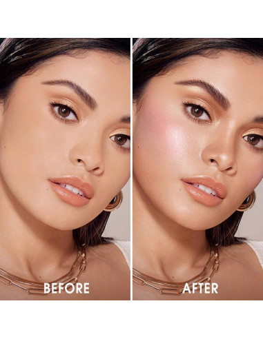 Paleta de Maquillaje Color Nymph 3 en 1 Rubor Contorno Iluminador