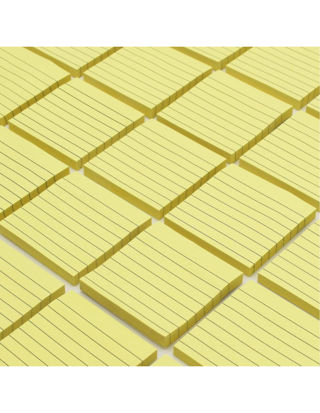 Notas Adhesivas Autoadhesivas Andoca 7.62x7.62 cm Amarillo Pastel 600 Hojas