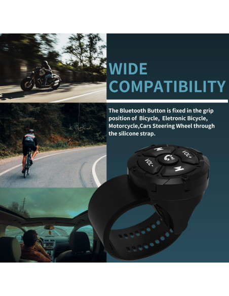 Control Remoto Bluetooth Jaesien DQX-Q7 Impermeable Negro