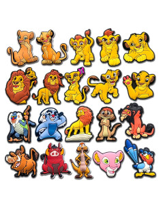 20 Piezas Encantos de Caricatura Wlyosvje para Zuecos