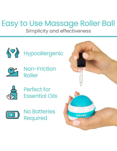 Rodillo de Masaje Vive Health - Terapia Manual 15cm Verde