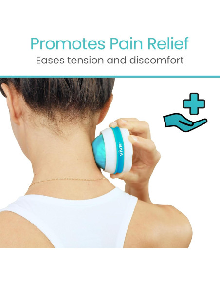 Rodillo de Masaje Vive Health - Terapia Manual 15cm Verde