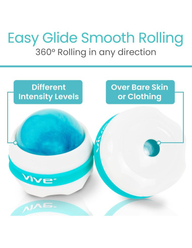 Rodillo de Masaje Vive Health - Terapia Manual 15cm Verde