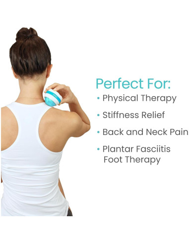 Rodillo de Masaje Vive Health - Terapia Manual 15cm Verde