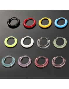 12 Pares Retenedores de Oreja Antialérgicos Melimarry Unisex 2