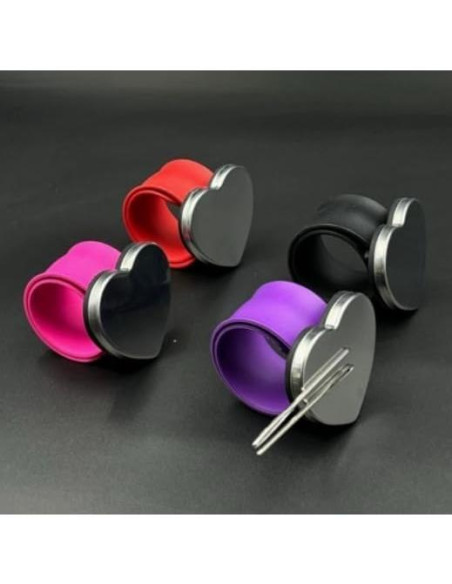 Soporte Magnético para Alfileres ASEANAO - Corazón Negro