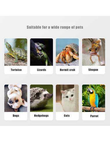 Lámpara de Calor Cerámica JZNCHP 100W para Reptiles y Pollos