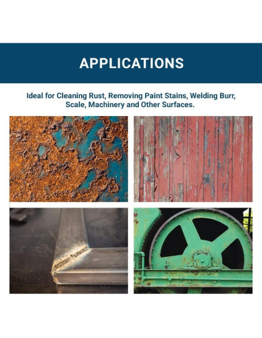 Cepillo de Soldador Benchmark Abrasives 20 Piezas Latón