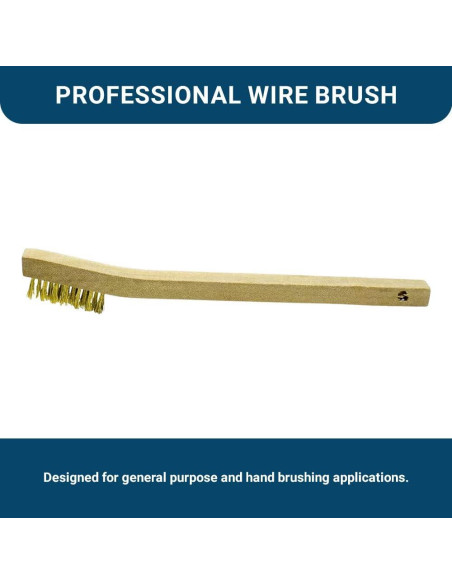 Cepillo de Soldador Benchmark Abrasives 20 Piezas Latón