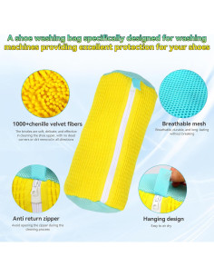 Bolsa de Lavado de Zapatos XiangLongRui Amarilla 39x12x19cm 2