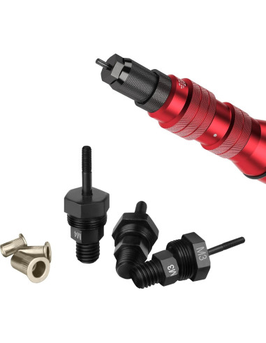 Beaspire Taladro Inalámbrico de Remaches M3 M4 M5 - 3 Piezas