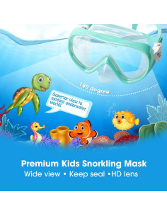 Máscara de Buceo para Niños EXP VISION 1700k Antivaho 2