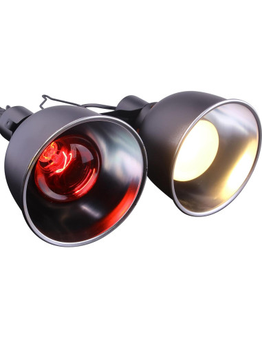 Conjunto de Lámpara de Calor para Reptiles AIICIOO 150W