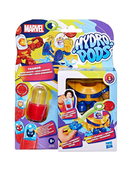 Hydro Pods Thanos Aqua Armor - Juguete de Batalla 10 cm