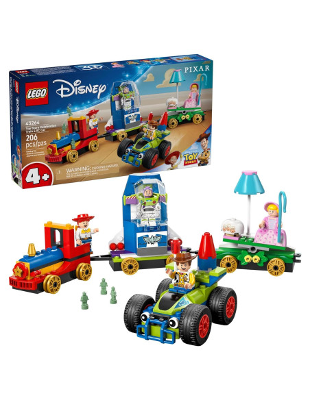 LEGO Celebración Disney Toy Story Tren y Coche RC 206 Piezas
