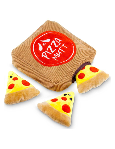 Juguete de Peluche Interactivo Pet Craft Supply Pizza Mutt