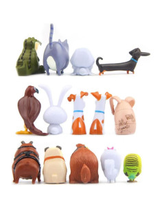 Kit de Adornos de Pastel La Vida Secreta de Las Mascotas 14 Pcs 2