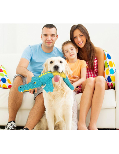 Juguete para Perros Cocodrilo Eneston 30cm Resistente Squeaky