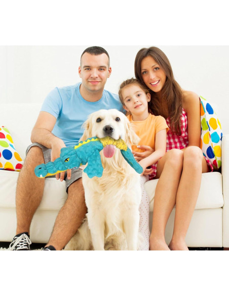Juguete para Perros Cocodrilo Eneston 30cm Resistente Squeaky