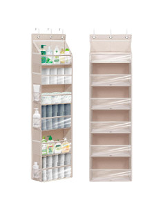 Organizador de Puerta Beige STORAGEIDEAS con 6 Bolsillos Grandes