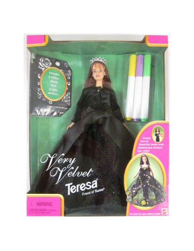 Muñeca Barbie Teresa Muy Velvet 1998 Mattel 295g