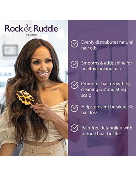 Cepillo de Pelo Natural Rock & Ruddle Gatos Lindos 20cm