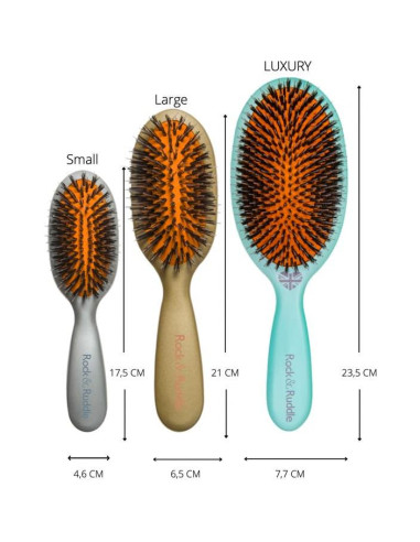 Cepillo de Pelo Natural Rock & Ruddle Gatos Lindos 20cm