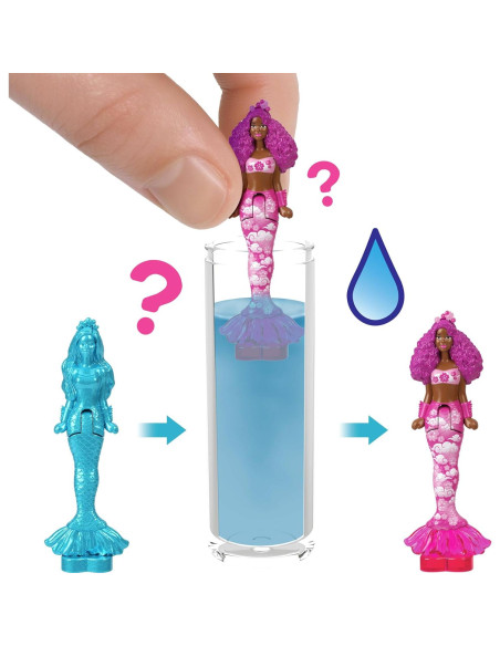 Paquete de 5 Muñecas Mini Barbie Land - Revelación Sorpresa