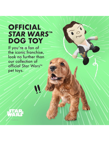 Juguete de Peluche para Perros Han Solo 23 cm Star Wars