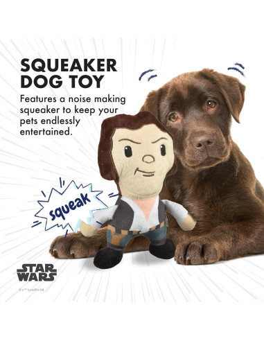 Juguete de Peluche para Perros Han Solo 23 cm Star Wars