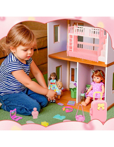 Conjunto Miniatuas 44 Pcs Pamonrueer - Vestidos y Accesorios