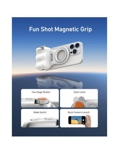 Agarre de Cámara Magnético TELESIN Fun Shot para Teléfono