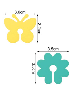 Marcadores de Copas de Vino PENTA ANGEL 12 Pcs Silicona Coloridos 2