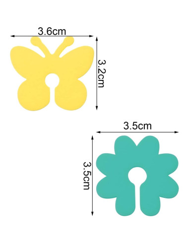 Marcadores de Copas de Vino PENTA ANGEL 12 Pcs Silicona Coloridos