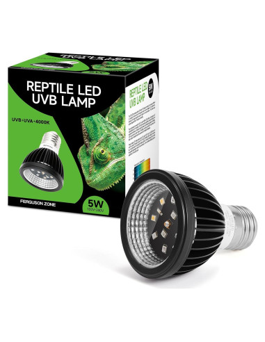 Lámpara LED UVB 5W ReptitriP para Reptiles - 5% UVB