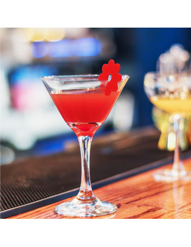 Marcadores de Copas de Vino PENTA ANGEL 12 Pcs Silicona Coloridos