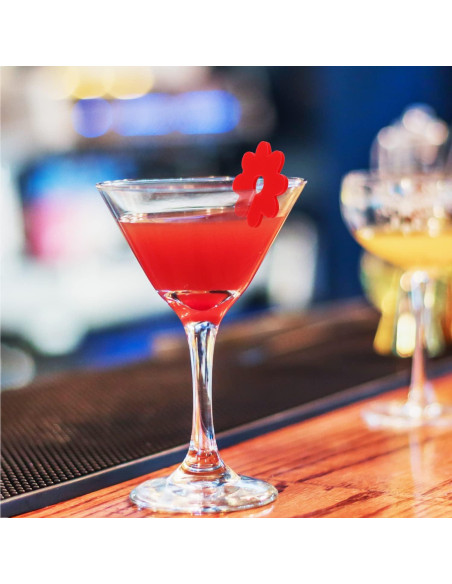 Marcadores de Copas de Vino PENTA ANGEL 12 Pcs Silicona Coloridos