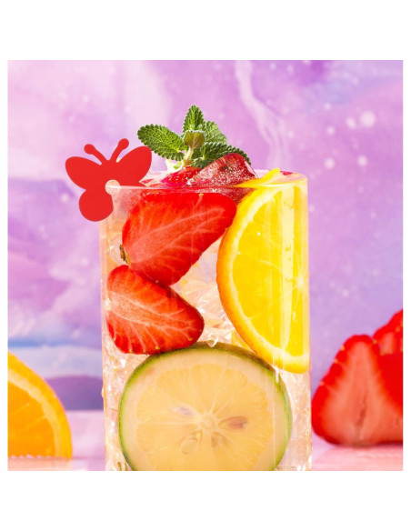 Marcadores de Copas de Vino PENTA ANGEL 12 Pcs Silicona Coloridos