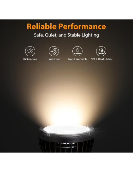 Lámpara LED UVB 5W ReptitriP para Reptiles - 5% UVB