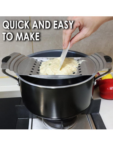 Fabricante de Spaetzle KEISSCO Acero Inoxidable 33.99x12.7cm