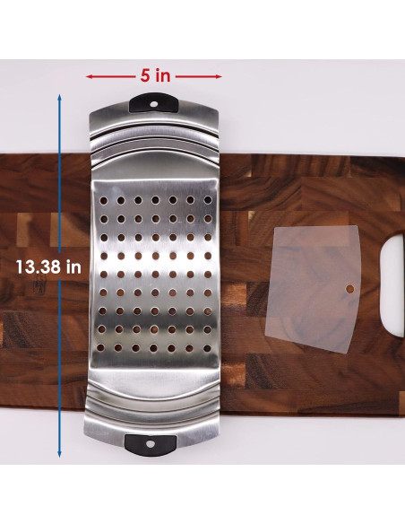 Fabricante de Spaetzle KEISSCO Acero Inoxidable 33.99x12.7cm