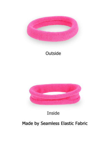 Gomas de Pelo Sin Costuras Hoyols 100 Piezas Coloridas 4cm