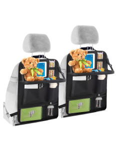 Organizador de Asiento Trasero Datanly con Bandeja Plegable 2 Pcs