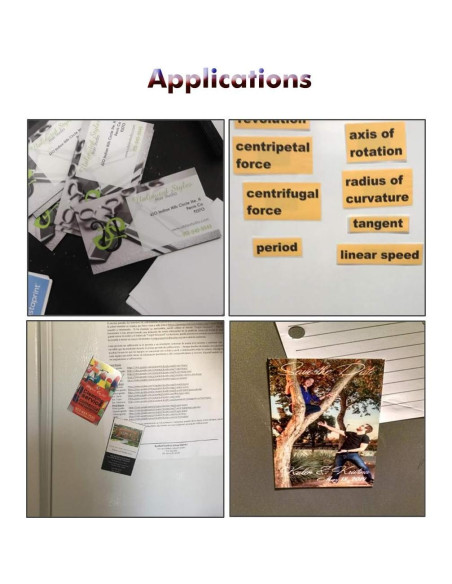 Imanes Autoadhesivos para Tarjetas de Negocios LLPT 50 Pzas