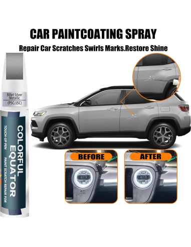 Pintura de Retoque SNSIR Billet Silver para Jeep 12ml