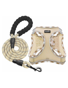 Arnés para perro Haapaw XS con correa reflectante y acolchado