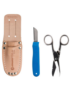 Kit de Empalmes 3 Piezas Jonard TK-400 con Cuchillo y Tijeras