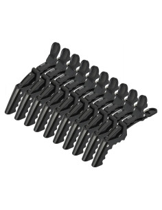 10 Clips de Cabello Cocodrilo Negros BIYOUTE - 11.43 cm