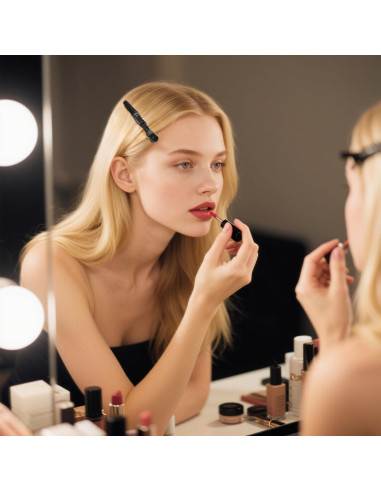 10 Clips de Cabello Cocodrilo Negros BIYOUTE - 11.43 cm